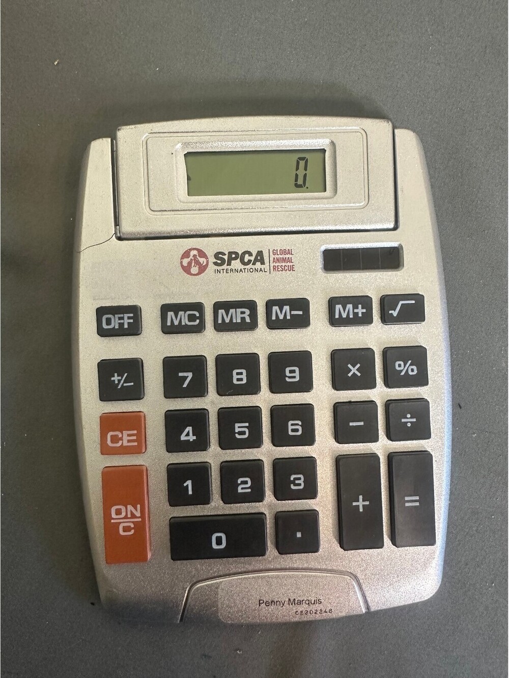 SPCA International Global Animal Rescue Calculator Big Display